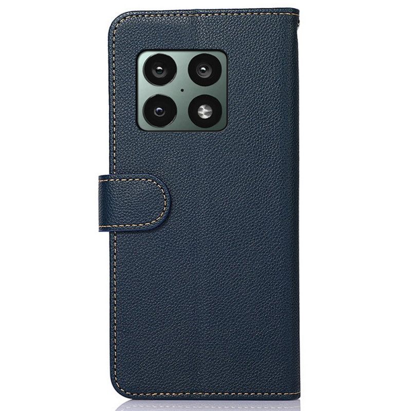 Kotelot OnePlus 10 Pro 5G Lychee Style Rfid Khazneh