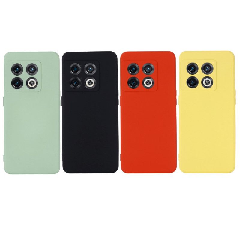 Kuori OnePlus 10 Pro 5G Suojaketju Kuori Nestemäinen Silikonihihna
