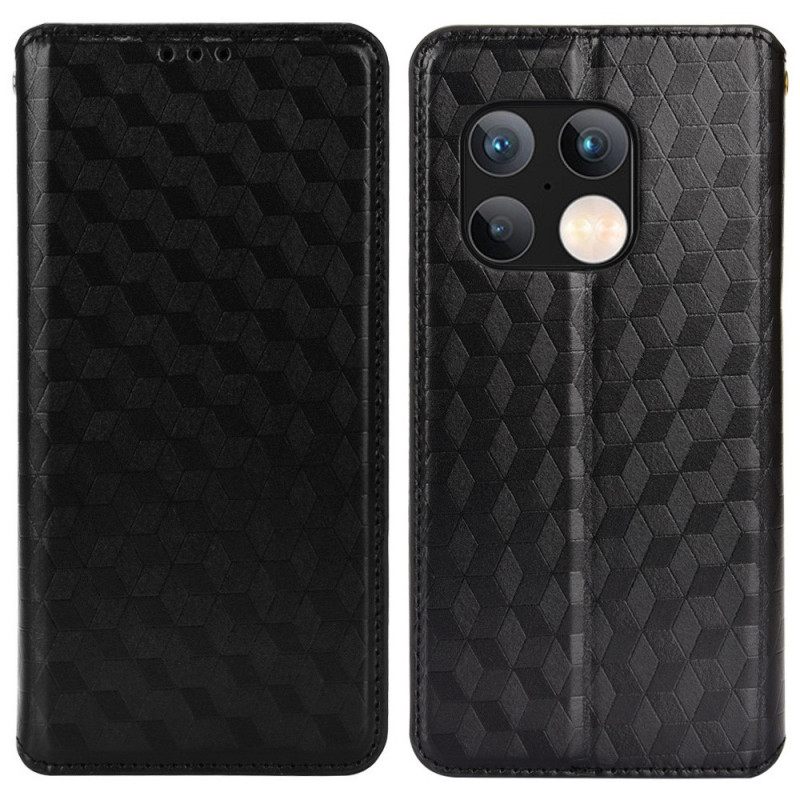 Puhelinkuoret OnePlus 10 Pro 5G Kotelot Flip Diamond Leather Effect