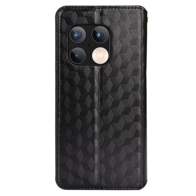 Puhelinkuoret OnePlus 10 Pro 5G Kotelot Flip Diamond Leather Effect