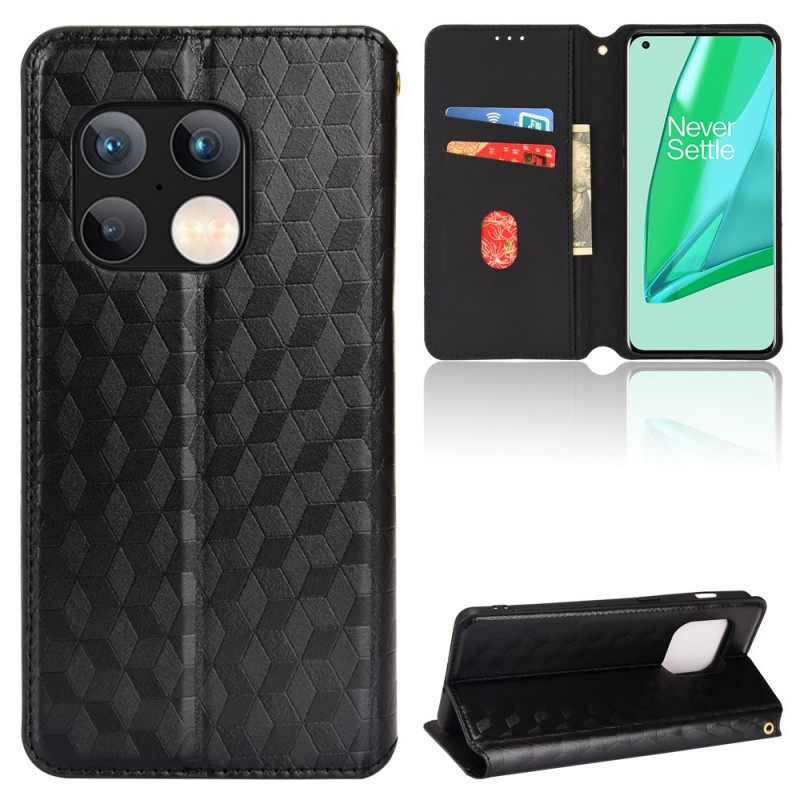 Puhelinkuoret OnePlus 10 Pro 5G Kotelot Flip Diamond Leather Effect