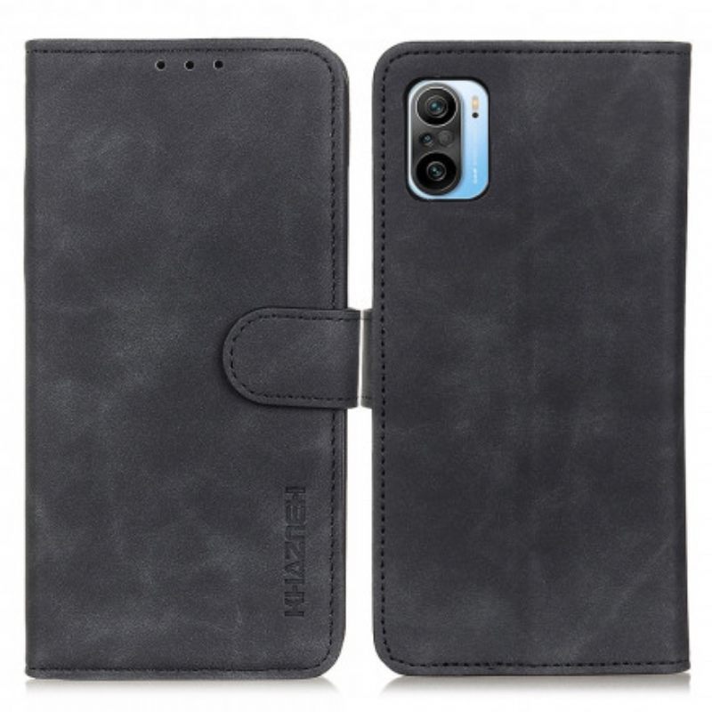 Kotelot Xiaomi Mi 11i 5G / Poco F3 Vintage Leather Effect Khazneh