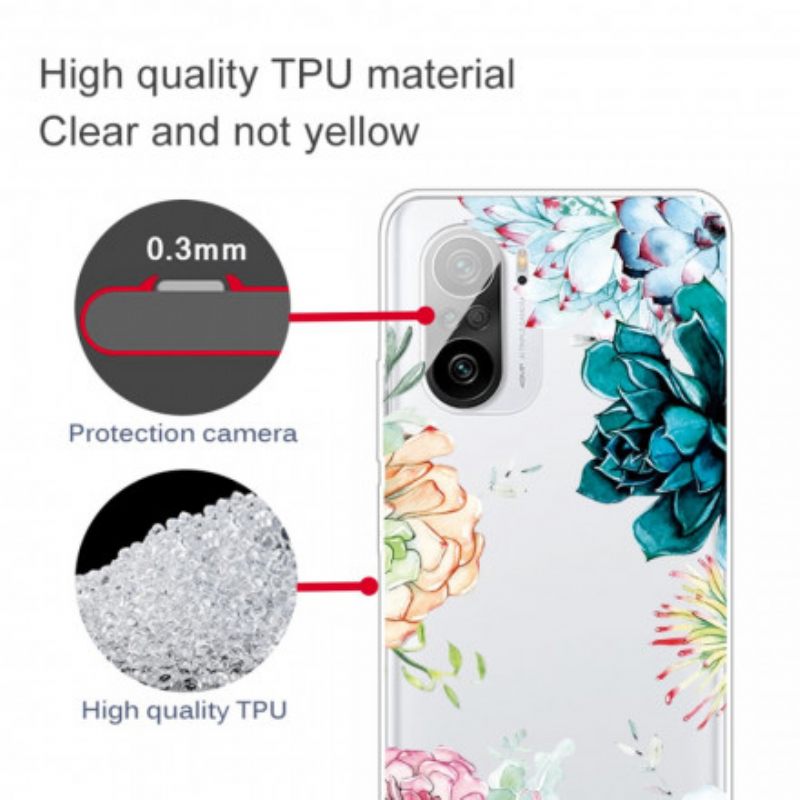 Kuori Xiaomi Mi 11i 5G / Poco F3 Saumattomat Akvarellikukat