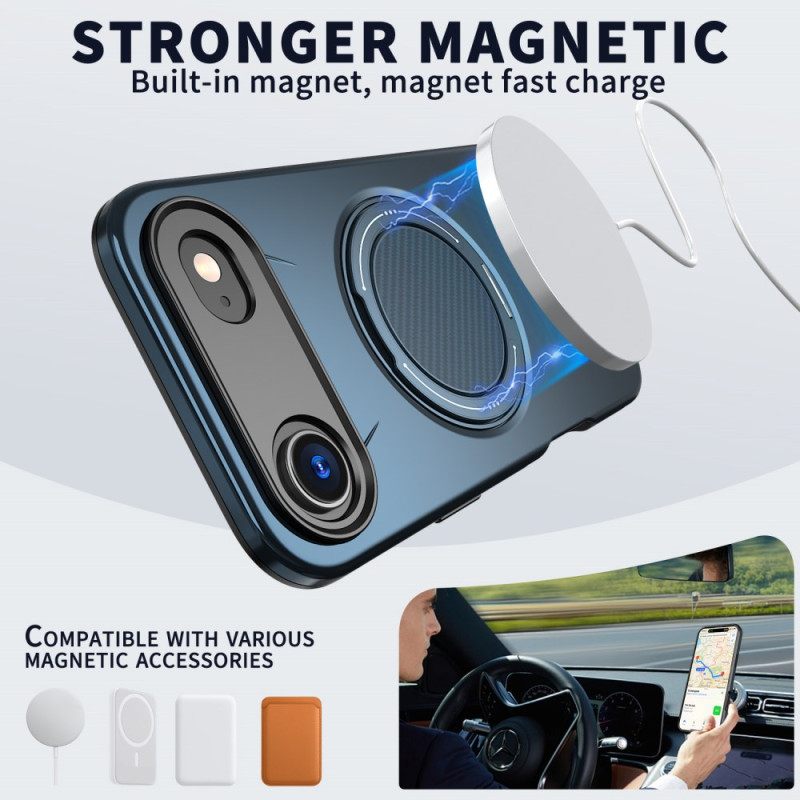 Case iPhone Air Puhelinkuoret Magsafe Metallisella Tyylillä Pyörivällä Pidikkeellä