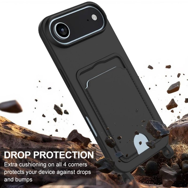 Kuori iPhone Air Nauhalla Varustettu Korttikotelo