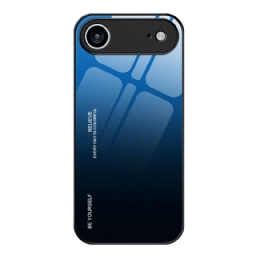 Kuori iPhone Air Ole Oma Itsesi Karkaistulla Lasilla