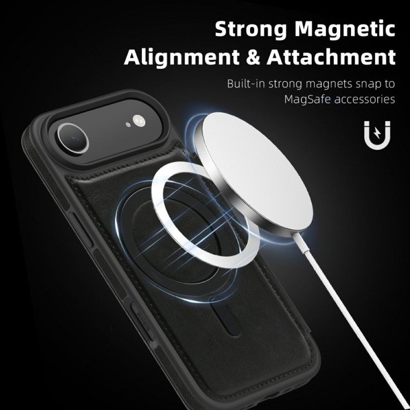 Nahkakotelo iPhone Air Magsafe-yhteensopiva Rfid-korttikotelon Kanssa Suojakuori