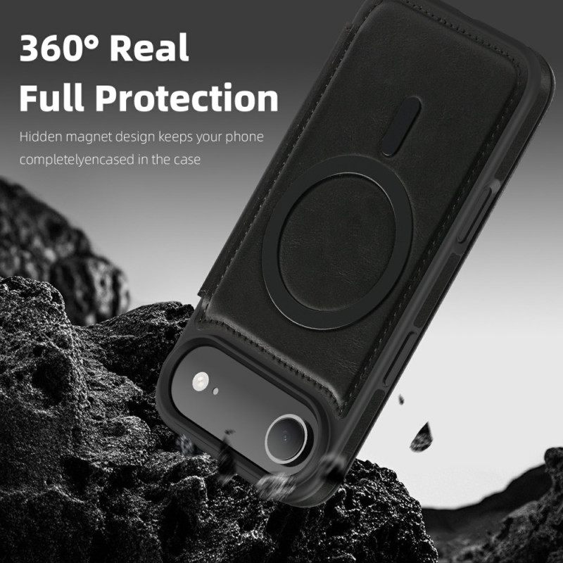 Nahkakotelo iPhone Air Magsafe-yhteensopiva Rfid-korttikotelon Kanssa Suojakuori