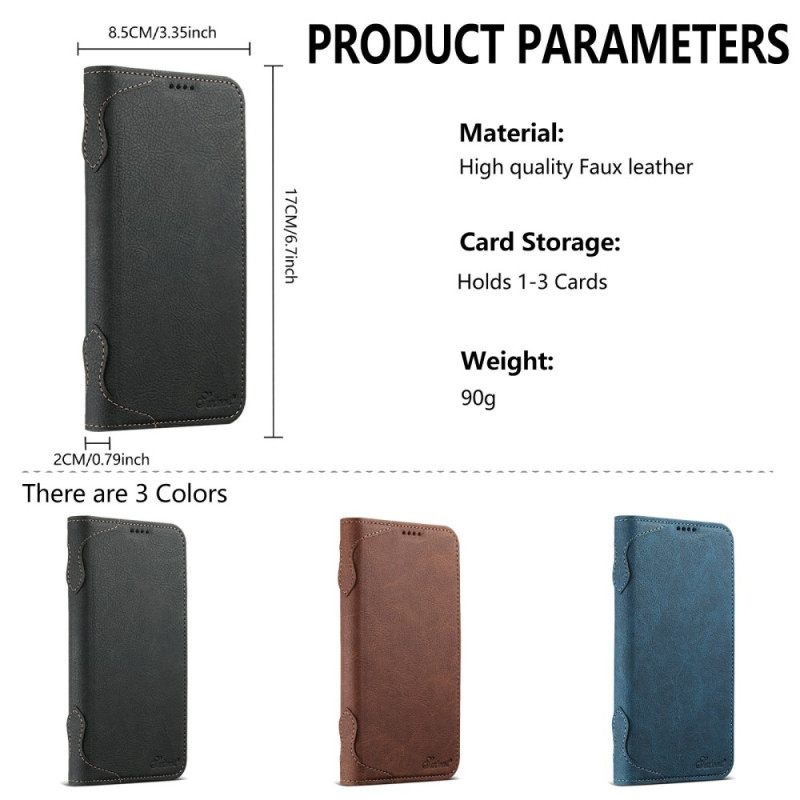 Nahkakotelo iPhone Air Magsafe-yhteensopiva Suteni