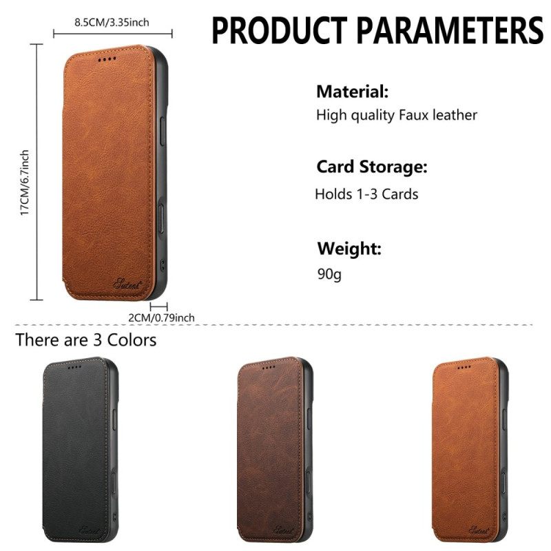 Nahkakotelo iPhone Air Ultraohut Magsafe Suteni