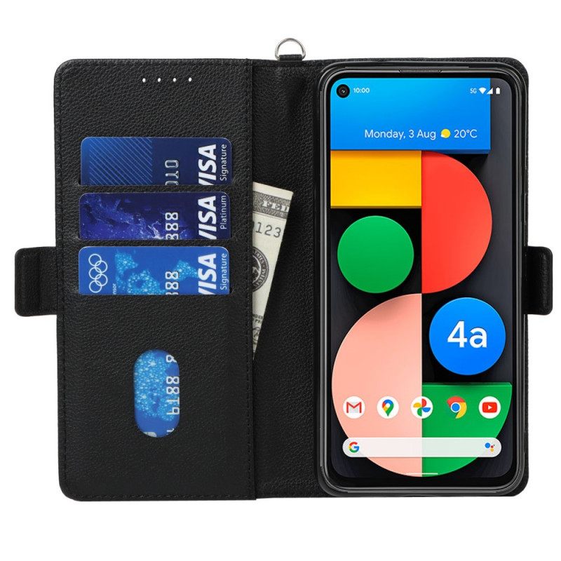 Kotelot Google Pixel 4A 5G Suojaketju Kuori Strappy Heart