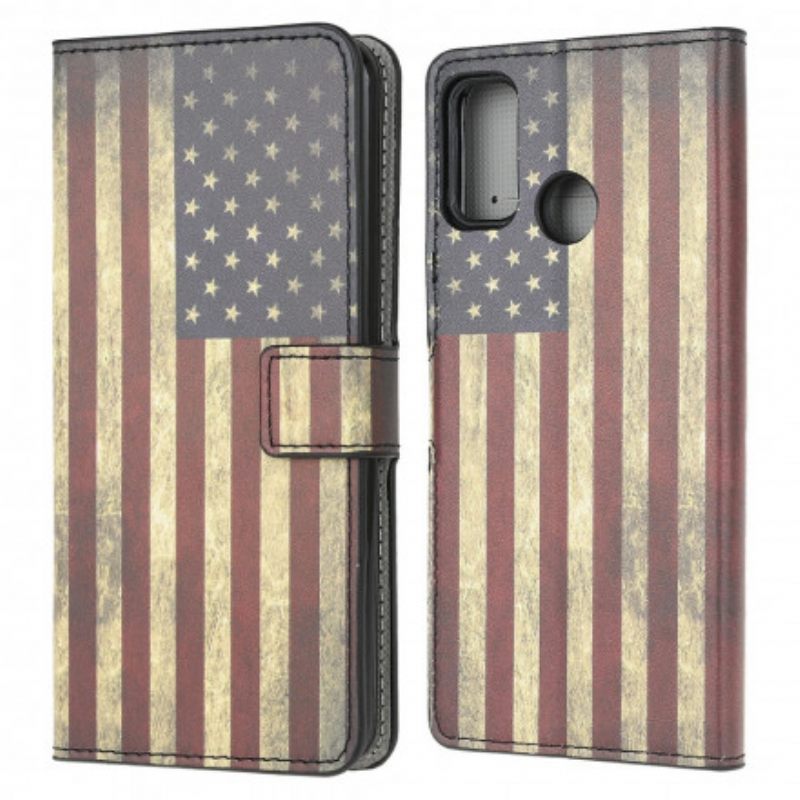 Kotelot Moto G10 / G30 Amerikan Lippu
