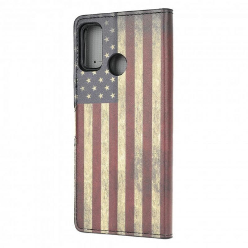 Kotelot Moto G10 / G30 Amerikan Lippu