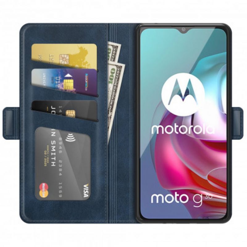 Kotelot Moto G10 / G30 Double Flap