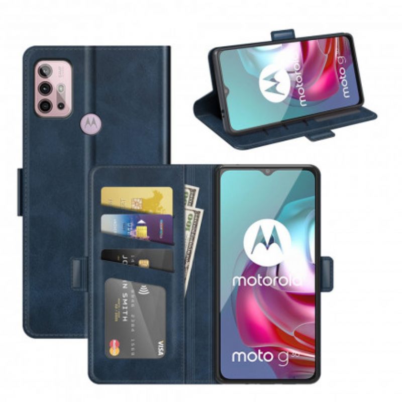 Kotelot Moto G10 / G30 Double Flap