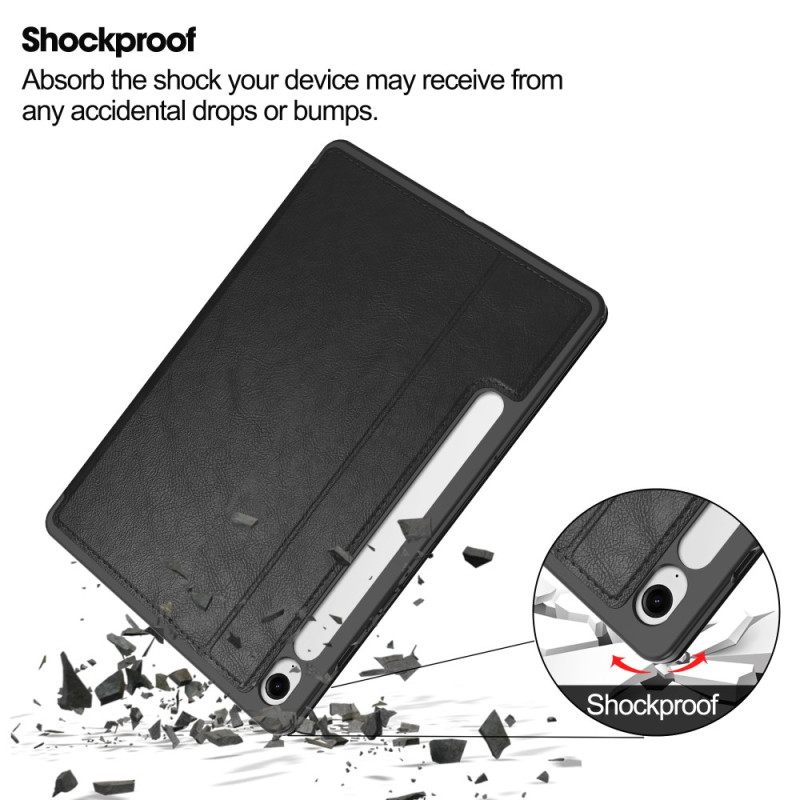 Kotelot Samsung Galaxy Tab S10 Fe Nahkakuvioinen Suojakuori