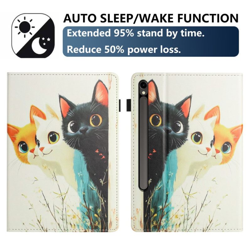 Kuoret Samsung Galaxy Tab S10 Fe Puhelinkuoret Kolme Kissaa