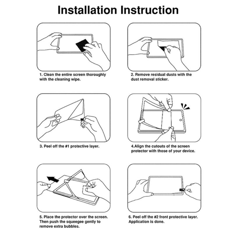 Vakoilunestoinen Karkaistusta Lasista Valmistettu Näytönsuoja Samsung Galaxy Tab S10 Lite / S10 Fe / S9 / S9 Fe / S8 / S7