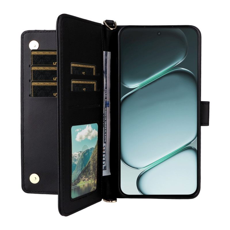 Kotelot Oneplus 15r 6 Korttipaikkaa Hihnoilla Suojakuori