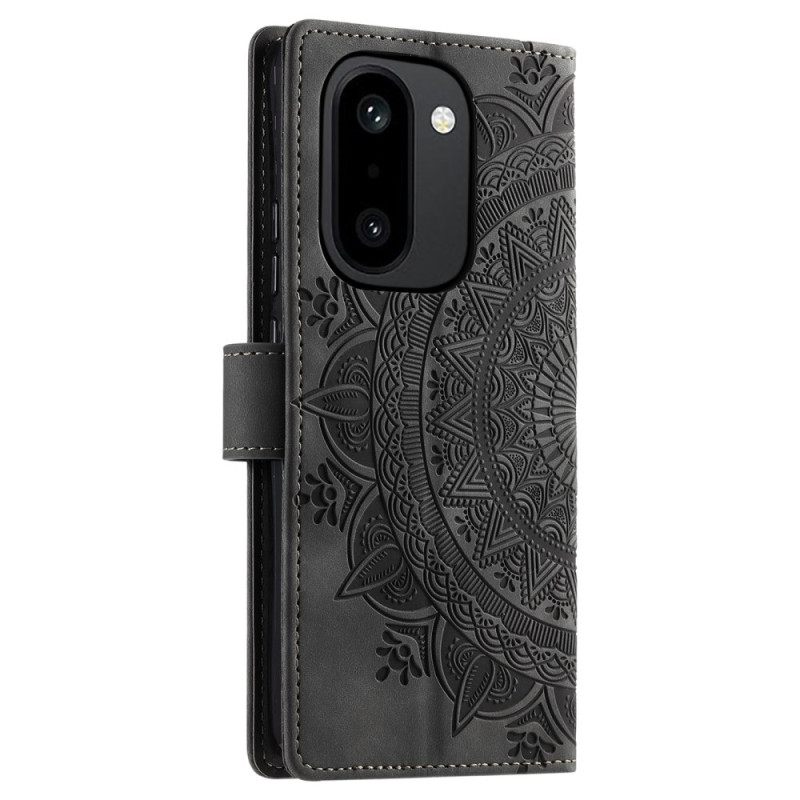 Kotelot Oneplus 15r Puhelinkuoret Mandala-mokkanahkakuvioinen Lompakko
