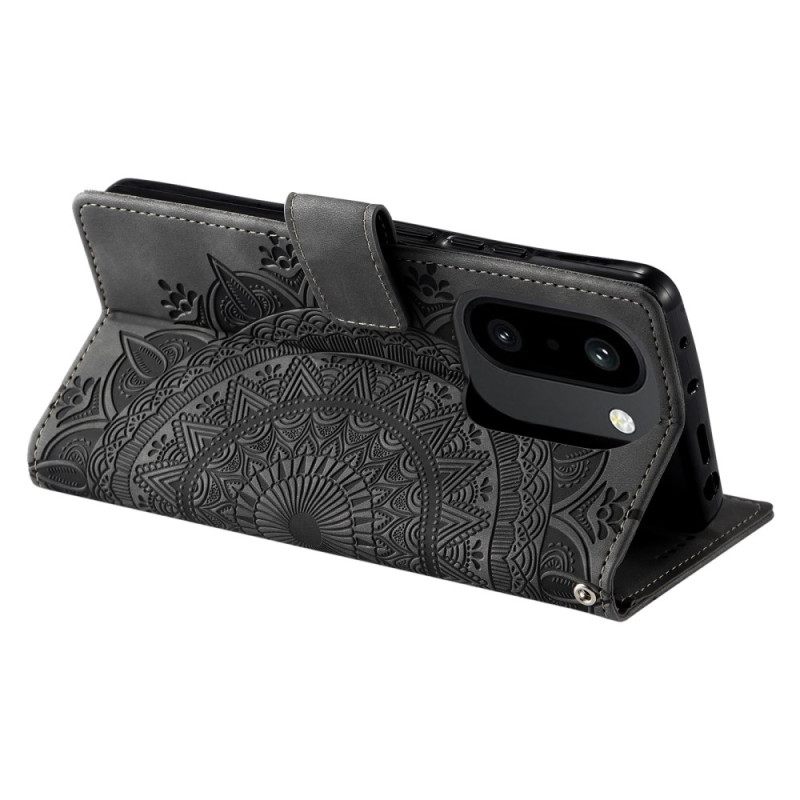 Kotelot Oneplus 15r Puhelinkuoret Mandala-mokkanahkakuvioinen Lompakko