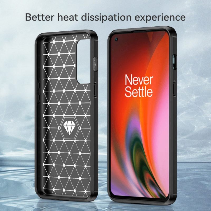 Case OnePlus Nord 2 5G Harjattu Hiilikuitu