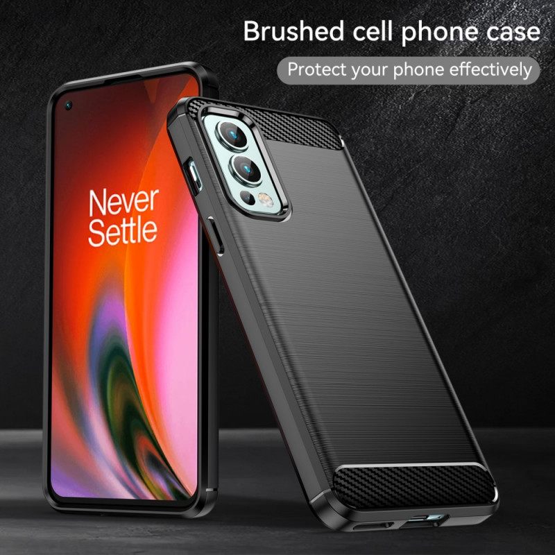 Case OnePlus Nord 2 5G Harjattu Hiilikuitu