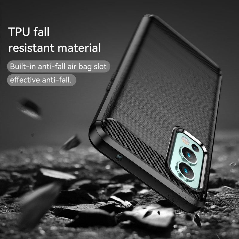 Case OnePlus Nord 2 5G Harjattu Hiilikuitu