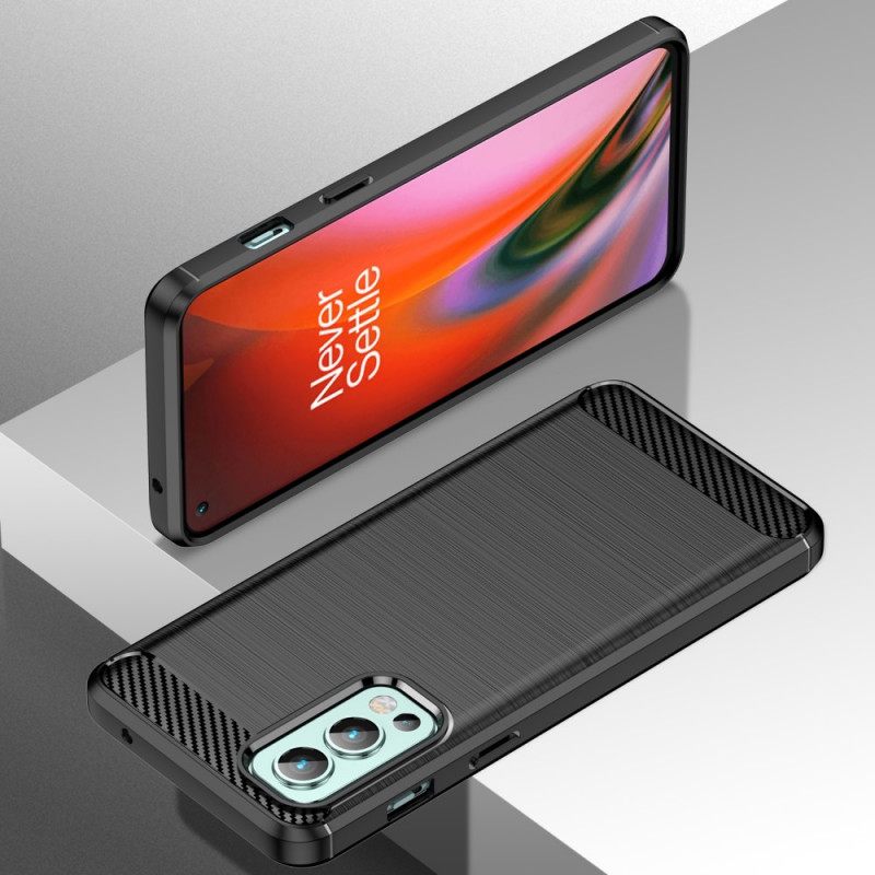 Case OnePlus Nord 2 5G Harjattu Hiilikuitu