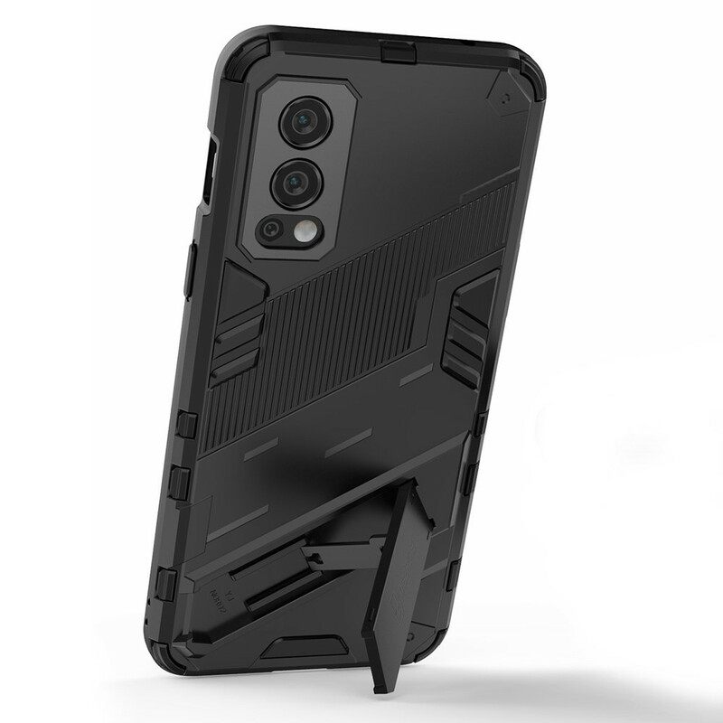 Case OnePlus Nord 2 5G Irrotettava Kaksiasentoinen Handsfree-jalusta