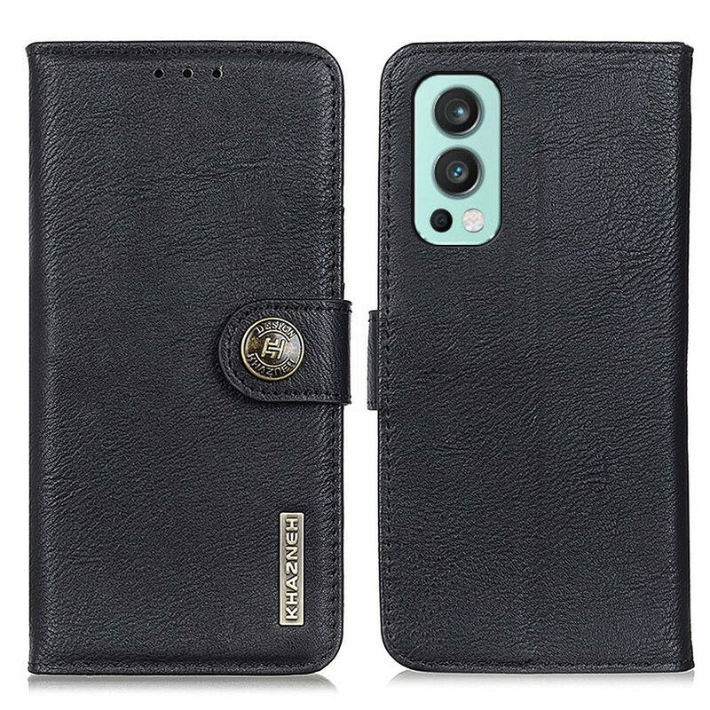 Kotelot OnePlus Nord 2 5G Keinonahka Khazneh