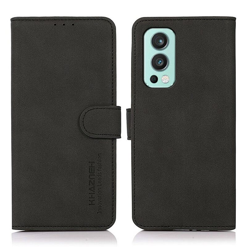 Kotelot OnePlus Nord 2 5G Khazneh Muotinahkaefekti