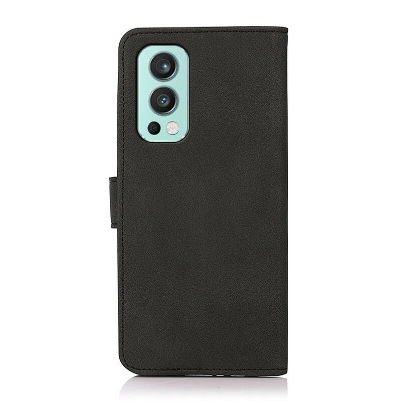 Kotelot OnePlus Nord 2 5G Khazneh Muotinahkaefekti