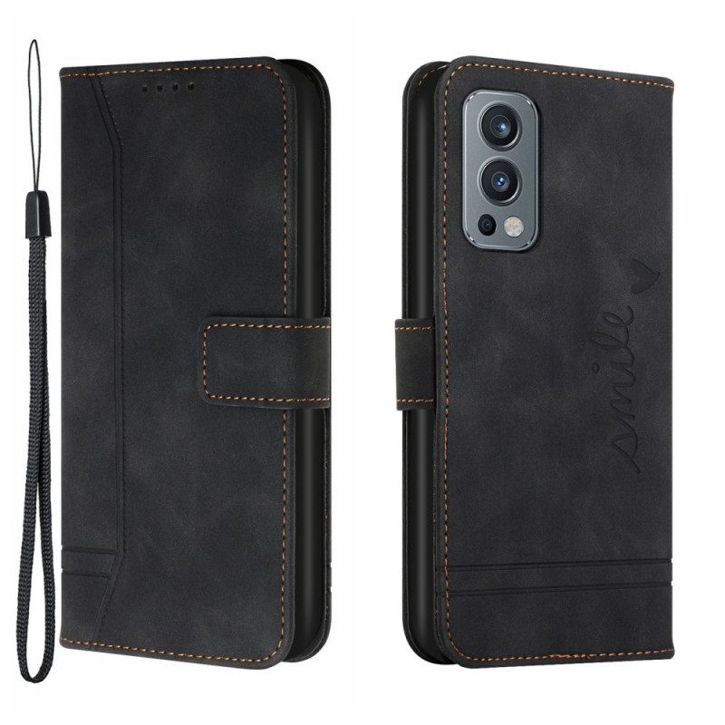 Kotelot OnePlus Nord 2 5G Smile Ja Lanyard