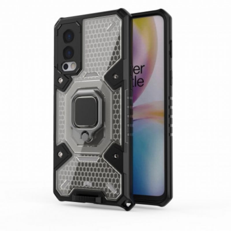 Kuori OnePlus Nord 2 5G Honeycomb Renkaalla