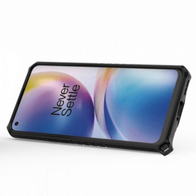 Kuori OnePlus Nord 2 5G Honeycomb Renkaalla