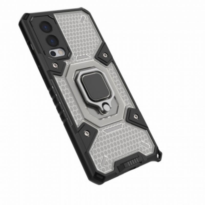 Kuori OnePlus Nord 2 5G Honeycomb Renkaalla
