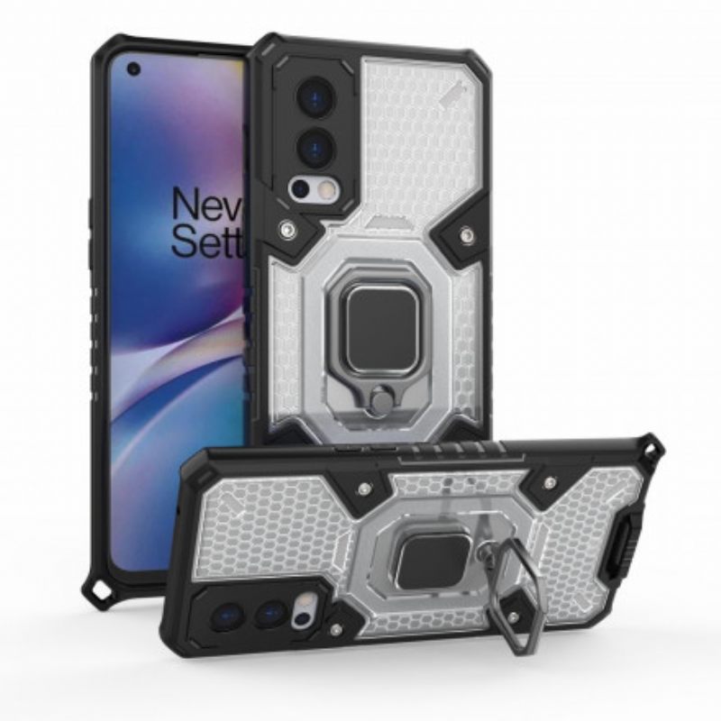 Kuori OnePlus Nord 2 5G Honeycomb Renkaalla