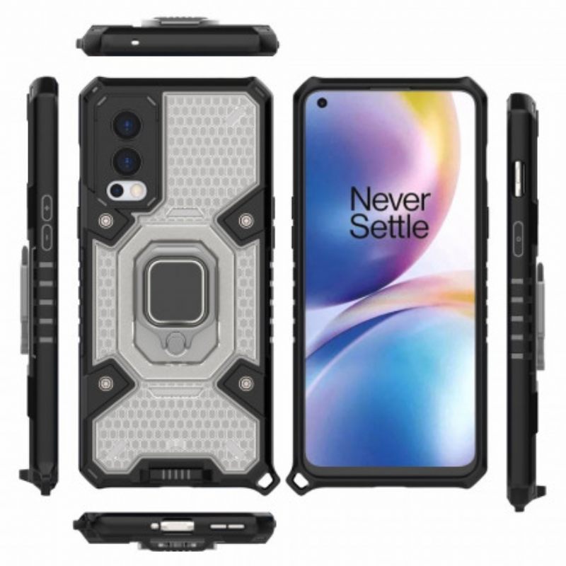 Kuori OnePlus Nord 2 5G Honeycomb Renkaalla