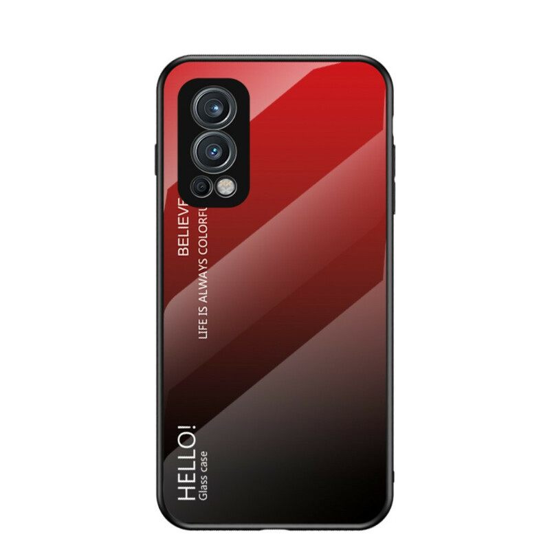 Kuori OnePlus Nord 2 5G Tempered Glass Hei