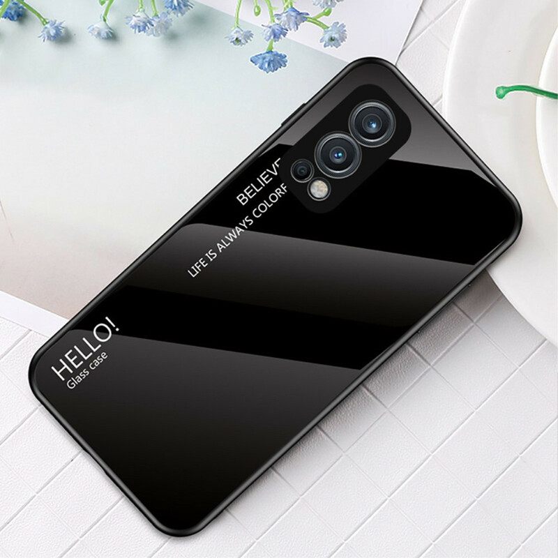 Kuori OnePlus Nord 2 5G Tempered Glass Hei