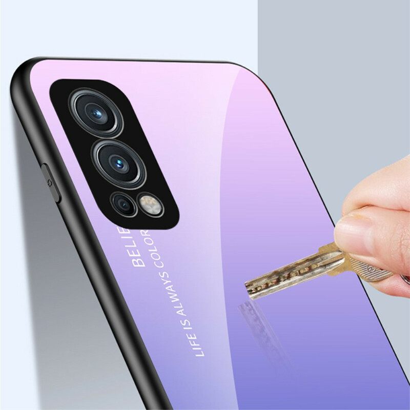 Kuori OnePlus Nord 2 5G Tempered Glass Hei