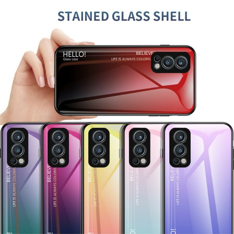 Kuori OnePlus Nord 2 5G Tempered Glass Hei