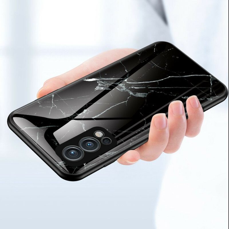 Kuori OnePlus Nord 2 5G Tempered Glass Marble Colors