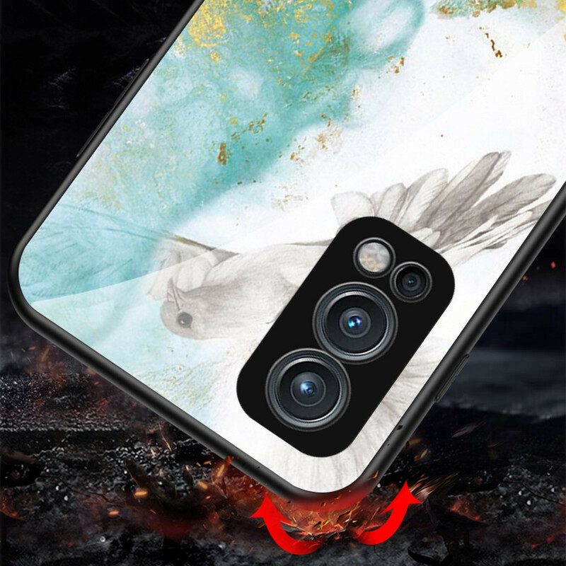 Kuori OnePlus Nord 2 5G Tempered Glass Marble Colors