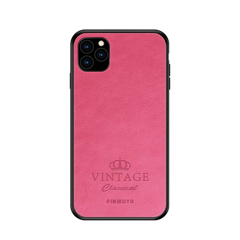 Case iPhone 11 Pro Vintage Leather Effect Pinwuyo