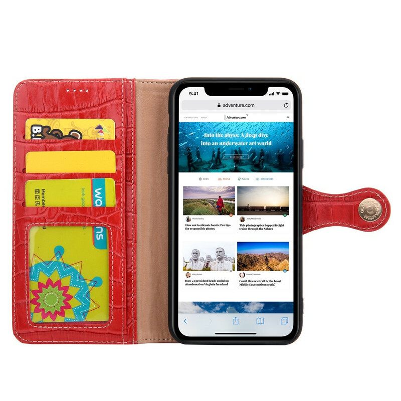 Kotelot iPhone 11 Pro Komea Croco
