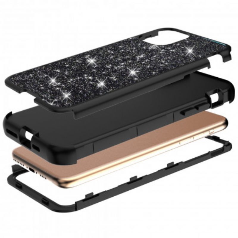 Kuori iPhone 11 Pro Hybrid Glitter