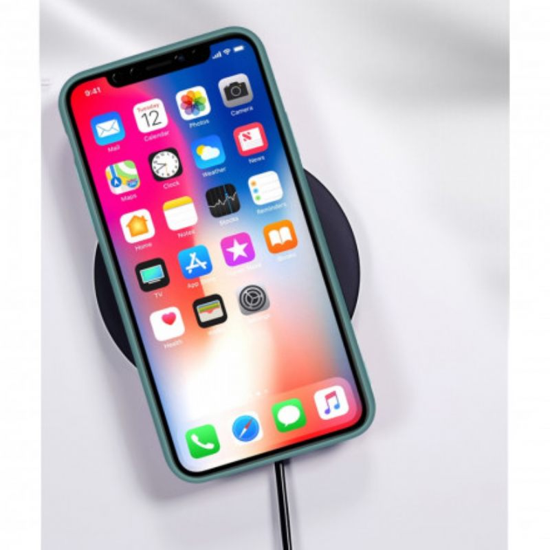 Kuori iPhone 11 Pro Silikoni Ja Keinonahka Korttikotelo