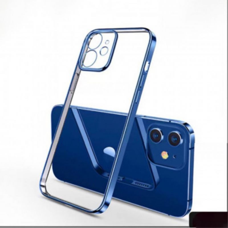 Kuori iPhone 11 Pro Transparent Edges Style Metal Sulada